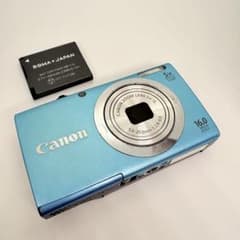Canon PowerShot A2400 IS デジタルカメラ ブルー - メルカリ