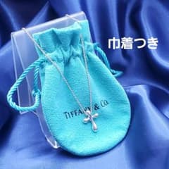 ティファニー TIFFANY ネックレス スモールクロス 925 巾着つき - メルカリ