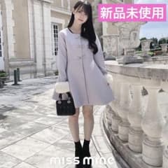 missmine リボンダッフルDOLLYフレアコートのサムネイル