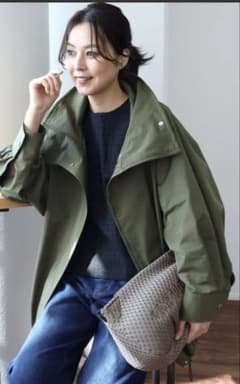 週末お値下げ【CLOVE】ヤマダヤ スタンドカラーブルゾン　ベージュ 未使用】CLOVE スタンドカラー ブルゾン 定価28000 - メルカリ