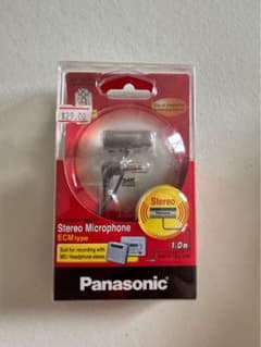 【未使用品】Panasonic ステレオマイクロホン RP-VC201のサムネイル