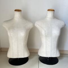 【2体セット】レディーストルソー マネキン 半身 ボディ撮影用 裁断ディスプレイのサムネイル