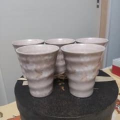 未使用】前畑陶器 庫山窯 湯呑み5客セット 桜 - メルカリ