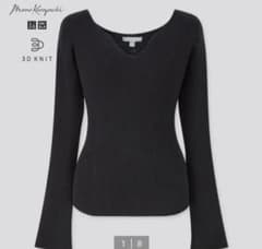 ユニクロ UNIQLO 3Dリブセーターのサムネイル