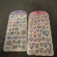 コットンパフィーシールたまごっち　２枚　おやじっち　ラブリっちのサムネイル