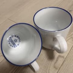 【新品未使用箱付】ロイヤルコペンハーゲン ブルーライン マグカップ 2個ペアのサムネイル