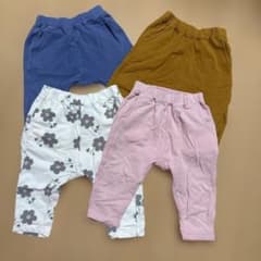 GU ベビー用サマナルパンツ　80cm 4本のサムネイル