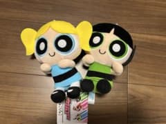パワーパフガールズ　バブルス　バターカップ　ぬいぐるみ　ひょこぴょこ