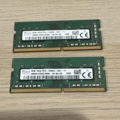 SK hynix ノートPC用メモリ 16GB 2枚 8GB 2枚 ジャンク相談 中古】SK hynix ノートPC用メモリ 8GB×2枚 計16GB - メルカリ