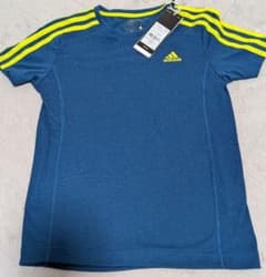 新品 adidas キッズ Tシャツ 140cm ブルーのサムネイル