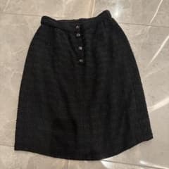 CHANEL シャネル スカート 高級キラキラボタン - メルカリ