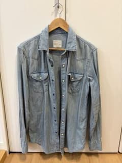 AMERICAN EAGLE デニムシャツ 長袖 ライトブルーのサムネイル