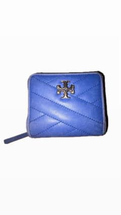 TORY BURCH 二つ折り財布 ブルー キルティングのサムネイル