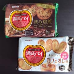 源氏パイ（期間限定）ほろにがカフェオレ味、深み焙煎コーヒー - メルカリ