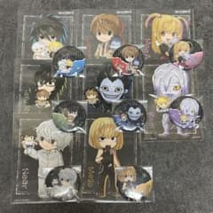 DEATH NOTE 봉제 장난감과 함께 캔 배지 & 특전 엽서 세트