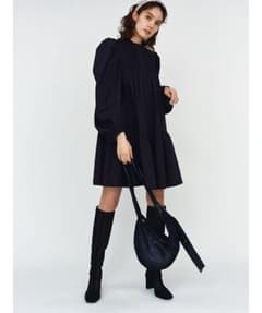 【美品】snidel ORGANICSボリュームミニワンピースのサムネイル