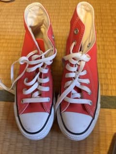 CONVERSE AURALEE ハイカットスニーカー レッド 23cmのサムネイル