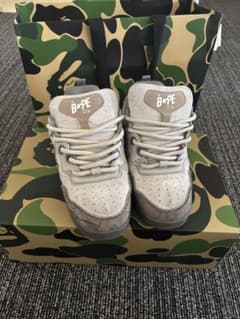 BAPE STA グレー スニーカー 希少のサムネイル