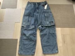 GU UNDERCOVER デニムコンバーチブルワイドカーゴパンツ ジーユーのサムネイル