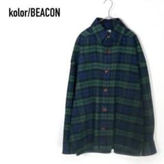 トップス kolor/BEACON 19AW Heavy TWILL CheckShirt kolor/BEACON 19AW Heavy TWILL CheckShirt - メルカリ