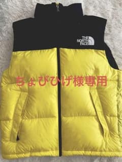 ザノースフェイス　ヌプシ　ベスト　黄色　Mのサムネイル