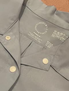 山と道 Bamboo Short Sleeve Shirt/水色/Mのサムネイル