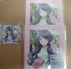 Rascal Does Not Dream of Bunny Girl Senpai (Seishun Buta Yarou) Series Lottery Q Season Memory Sakurajima Mai Spring 3-Piece Set