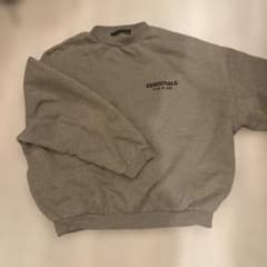 ESSENTIALS FEAR OF GOD グレージュ トレーナー - メルカリ