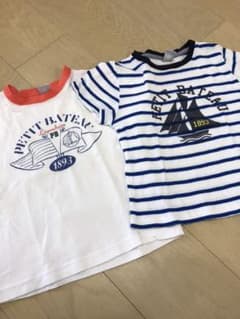 プチバトーTシャツ　2枚セット　4ans 104cmのサムネイル