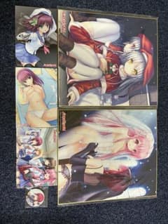 Angel Beats! 色紙 イラストカード 缶バッジ セットのサムネイル