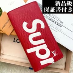 ⭐️正規品LOUIS VUITTON×SUPREMEコラボ 赤 エピレザー中古 ♪ ルイヴィトンクリストファーPM シュプリームコラボ 14127 赤