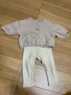 【apres les cours】ベビー服セット ストライプ クマ柄のサムネイル