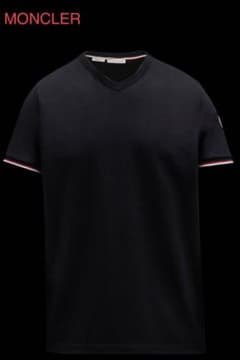 モンクレール 完売品 黒VネックTシャツのサムネイル