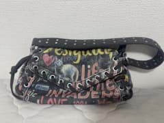 Desigual ハンドバッグ 総柄 猫 グラフィック - メルカリ