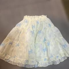 フリル付き蝶柄スカート 120cm メゾピアノ - メルカリ