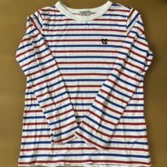 DOUBLE.B ミキハウス ボーダー 長袖 カットソー 130 ロンTのサムネイル
