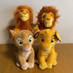 ライオンキング　ナラ　シンバ　ムファサ　ぬいぐるみセット　まとめ売り