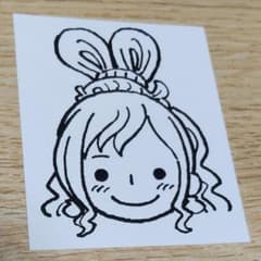 ONEPIECE DAY 26 推しカード しらほし　塗り絵のサムネイル