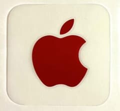 WPREM@プロフ必読 さま専用　Apple ロゴ ステッカー 赤 銅色 セットのサムネイル