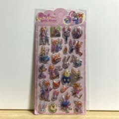 【匿名配送】ズートピアぷくぷくシール きゅん〜 POP SEAL 立体のサムネイル