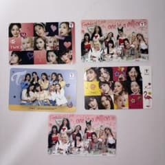 TWICE Tmoneyカード 5枚セットのサムネイル