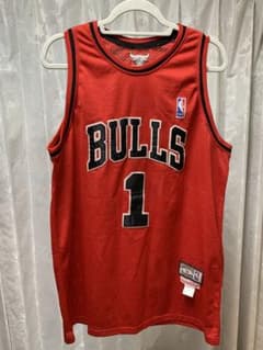 NBA BULLS デリックローズ #1 ブルズ ユニフォーム ヴィンテージ品のサムネイル
