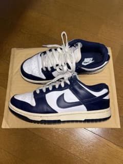Nike Dunk Low ホワイト/ネイビー DD1503-115のサムネイル