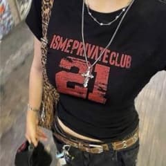 21ロゴ　Tシャツ ブラックのサムネイル