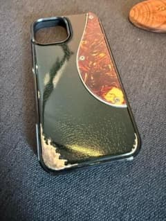 iPhone15 木製ケース ST風 英倫グリーン レリックのサムネイル