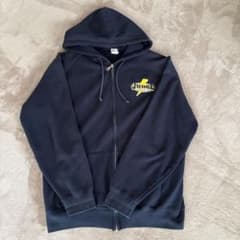 90s/パキスタン製】Badger Sport スウェットパーカー ネイビーのサムネイル