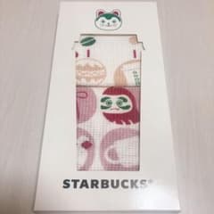スタバ　ニットカフェクロスセット　アイコンズ　ふきんのサムネイル