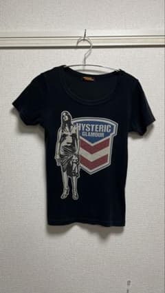 90s 80s HYSTERIC GLAMOUR 半袖 Tシャツ リブ　ピチTのサムネイル