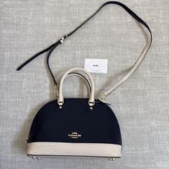 COACH ネイビー/ベージュ ショルダーバッグのサムネイル