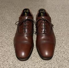 Salvatore Ferragamo ストレートチップ ブラウン 26cm - メルカリ
